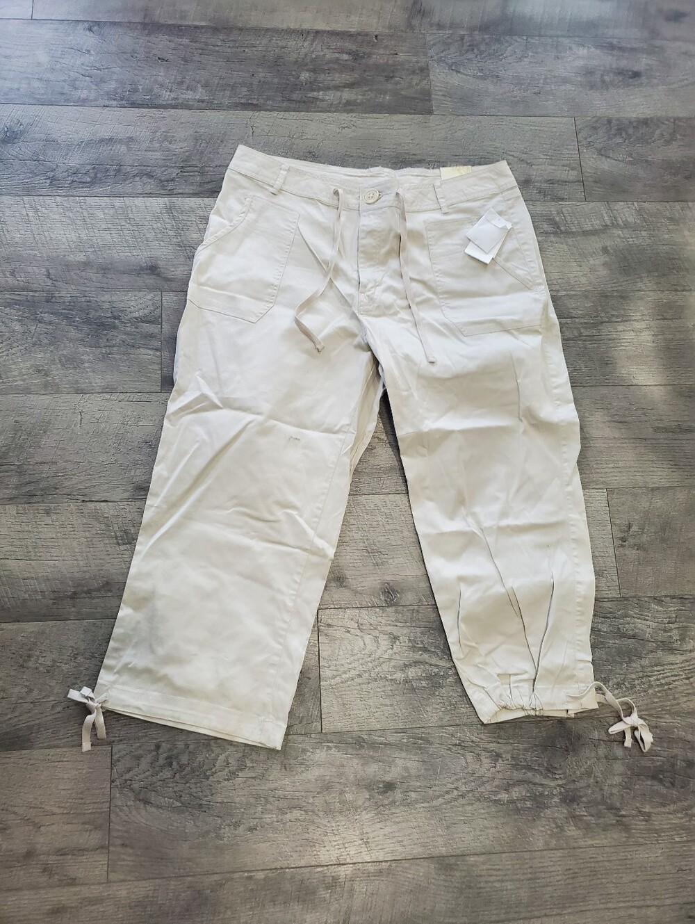 L.a. Blues Light Tan Capri Pants